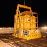 Beluga 8 tonne on deck night